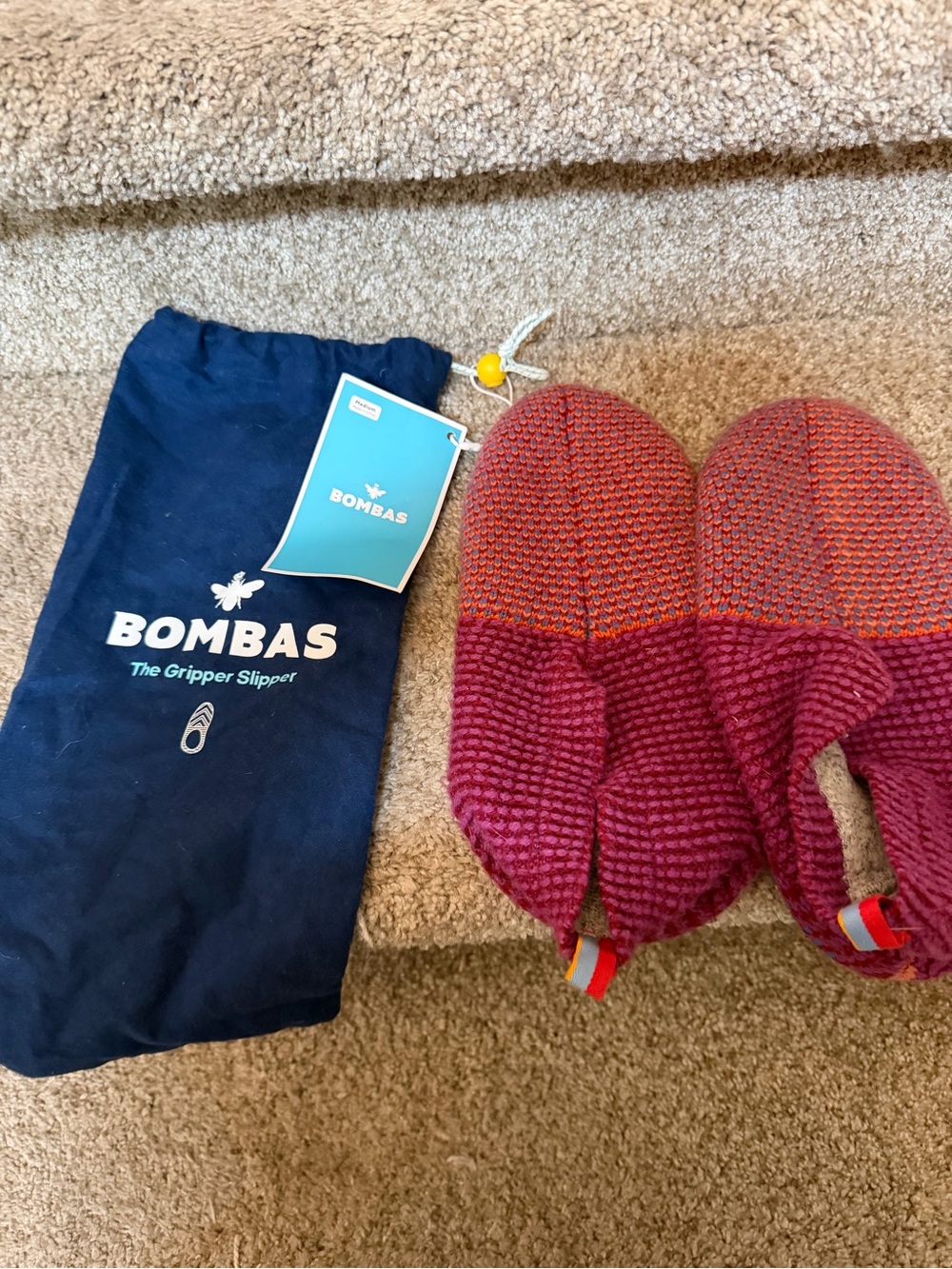 NWT Bombas the Gripper Slipper in Women’s Medium. Wool Blend. Loungewear. Cozy